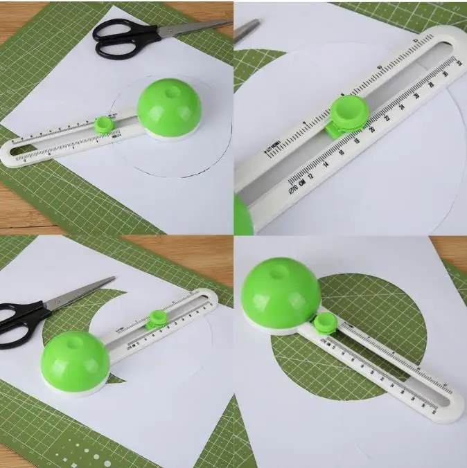 Round Cutting Knife Model Patchwork Compass Circle Cutter Circular Paper Scrapbooking Cards Cutters simple paper-cutting knife