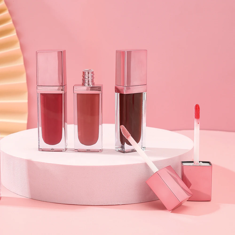 

Cosmetic Liquid Private Label Matte Set Kit Black Magic Lip Gloss Pouches Gold High Quality Lipstick