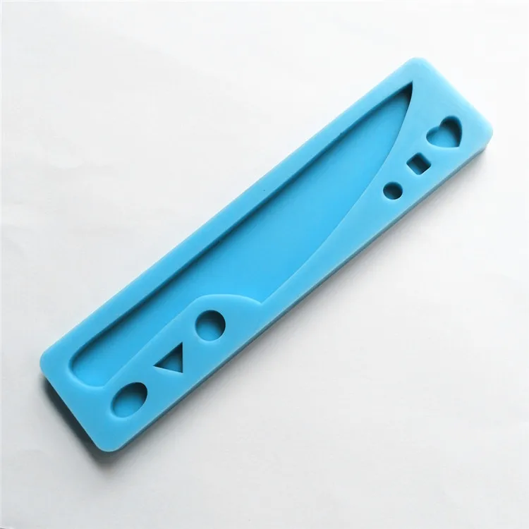 

Y1652 Shiny knife silicone mold for Diy