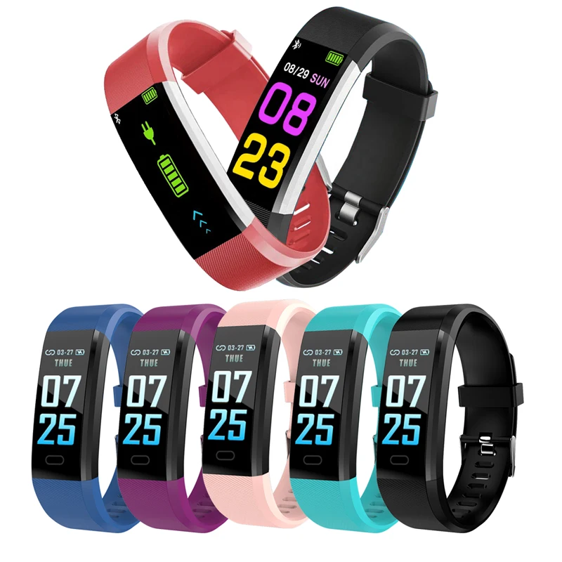 

New Product Smart Watch 115Plus 2021 Hot Sale Mens Women Band Bracelet Sports Fitness Wrist Waterproof 115 Plus smart watch