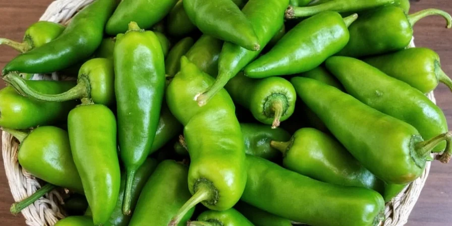 Serrano pepper plant in full bloom