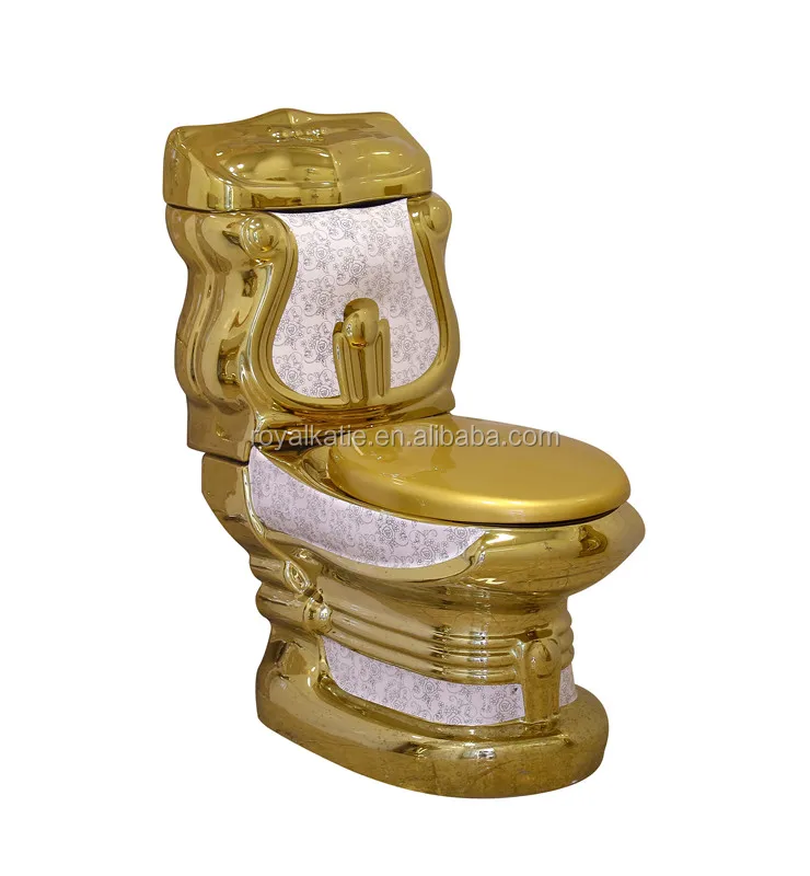 China Chaozhou Factory Direct Price Washdown Siphonic Wc Ceramic One Piece Two Pieces Color Gold 4182