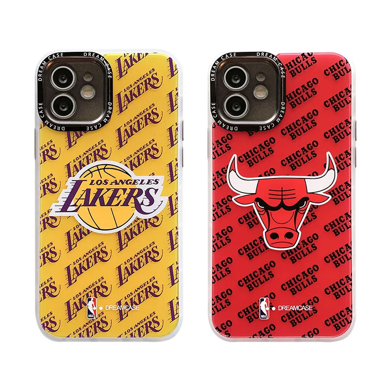 

Basketball Team Soft Crystal Case For iPhone 11 12 Pro Max Mini 7 8 6 6s Plus Xr X Xs Max