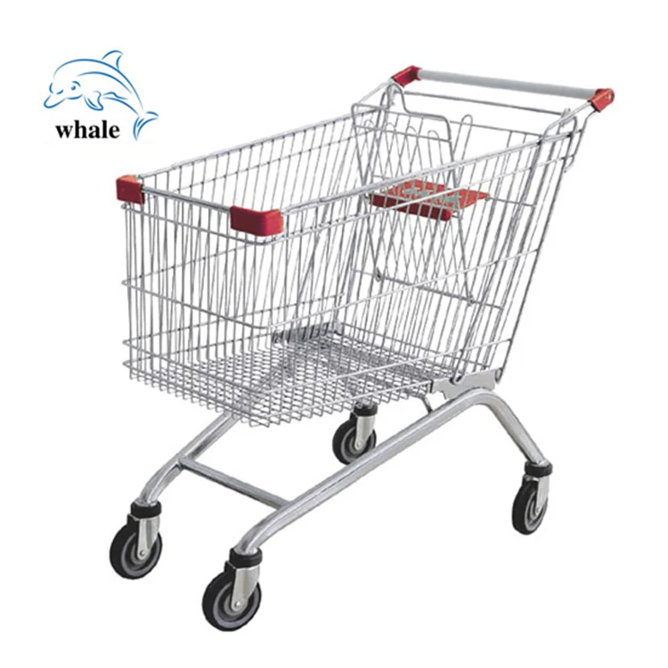 4 Wheels Collapsible Foldable Supermarket Convenience Store Shopping