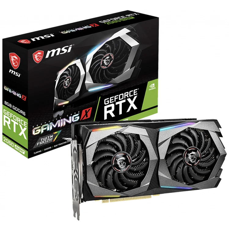 

MSI NVIDIA GeForce RTX 2060 SUPER GAMING X 8G Graphics Card with Support Ray Tracing DisplayPort x 3