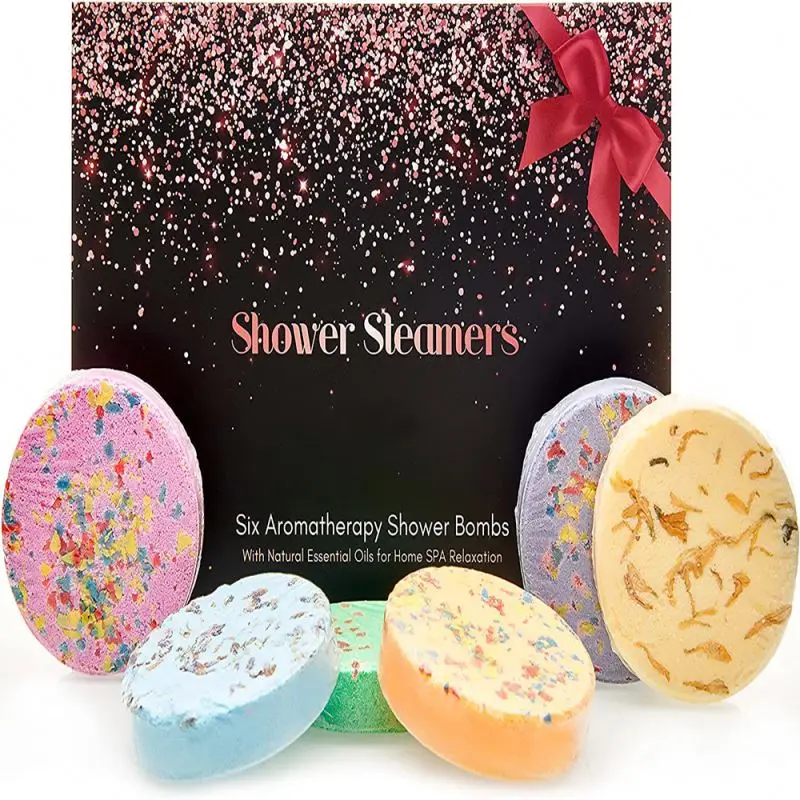 

fizzy shower bombs gift set Shower Melts Bath Bombs for The Shower Perfect Gift for Men and Women Relief Shower Steamer Melts