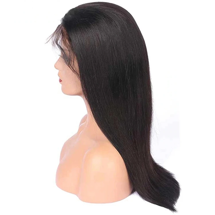 Remy Virgin hair wigs, mink 100% full lace wigs for black women,cheap wholesale silk base full lace wigs with baby hair 