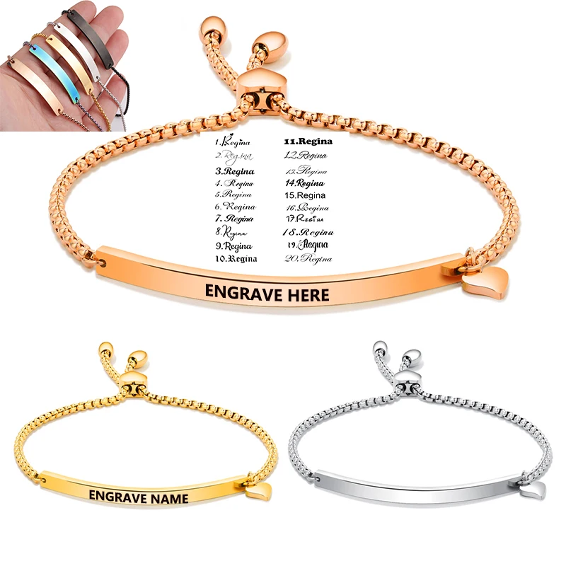 

Stainless steel customize cuban cubin link GPS Longitude Latitude Customized Name Engraved letters Personalized Bar Bracelet, Silver/gold/rose gold