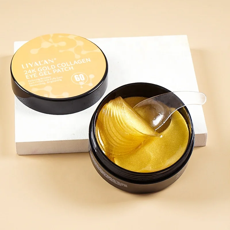 

Wholesale High Quality Crystal Gel Eye Care Gold Anti Dark Circle Collagen Under Eye Mask, 7 colors