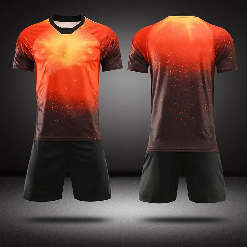 

Wholesale high quality retro football jerseys quick dry soccer uniform breathable soccer jersey football uniform soccer wear