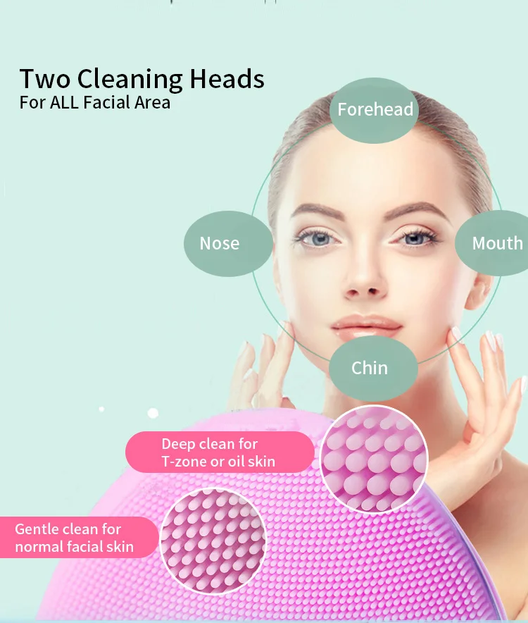 
Finicare CE Certificate Customization Facial Cleansing Brush Face Manufacturer in China 