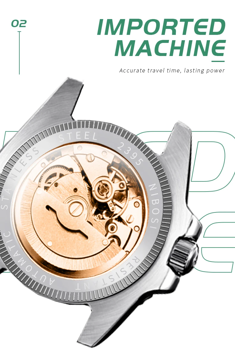 nibosi automatic watch