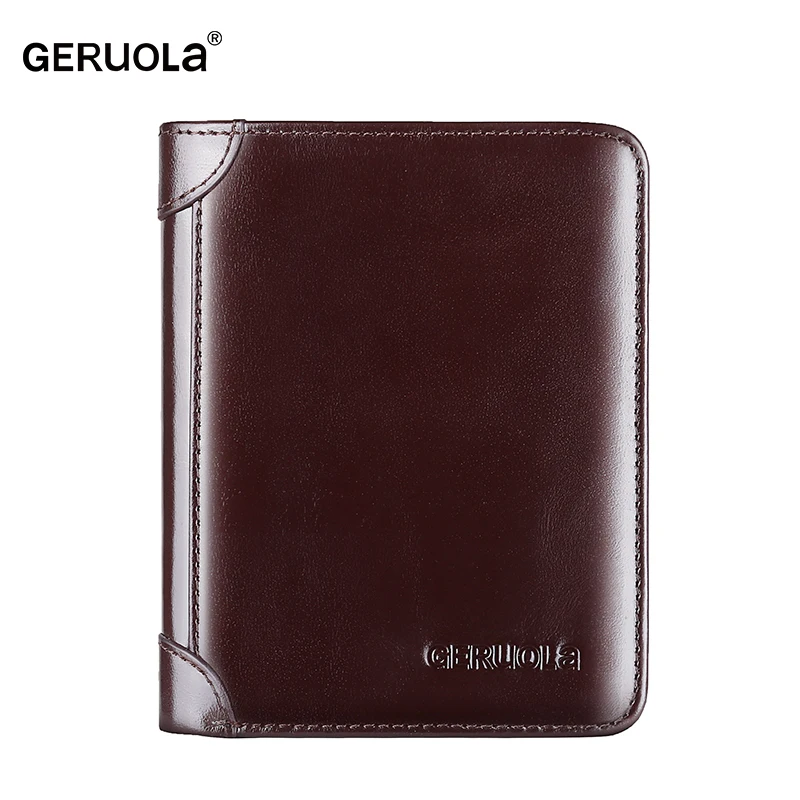 

2021 new online shopping hot sale oil wax cowhide purse mens wallet leather wallet latest purse Casual dating gifts