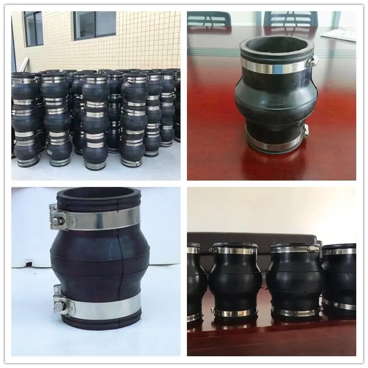 Quality guarantee dn80 union connect type expans clamp rubber joint