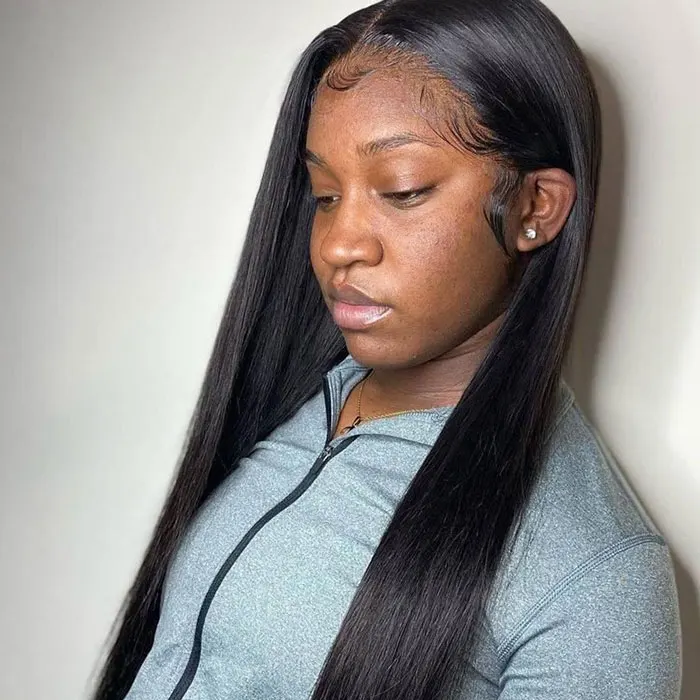 

straight hair cheapest hd 12a natural top lace wig 46 inches preplucked transparent swiss lace wigs best lace wig vendors