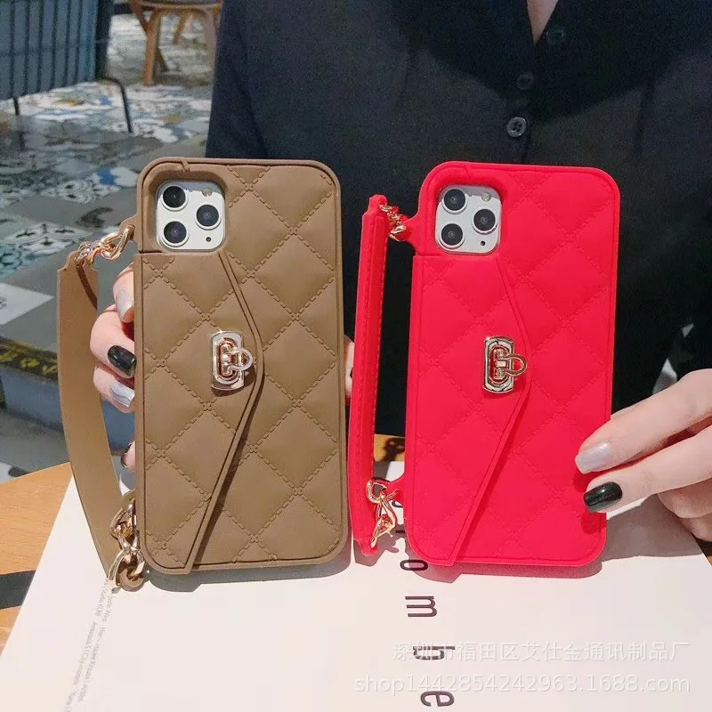 

Fashion Crossbody Purse Phone Case For Iphone X 11,For Iphone 11 12 Pro Max Luxury Phone Case Handbag