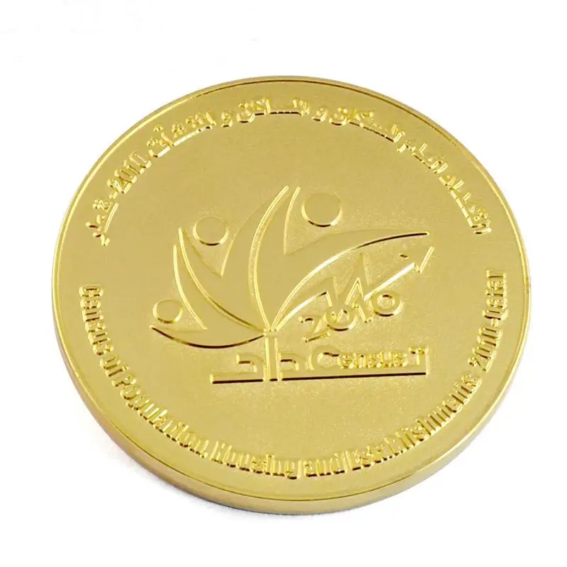 

Wholesale Free Samples Cheap Custom Logo Engraved Blank Challenge Metal Plated Stamping Collectible Souvenir Gold Coin