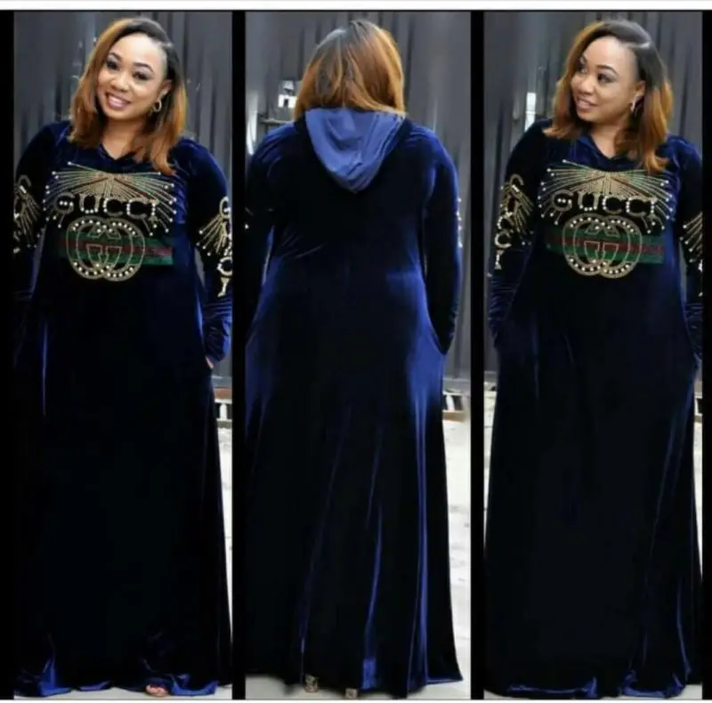 

2020 Hot Sale elegant ladies velvet casual dresses women long sleeve sweater dress, Navy,red