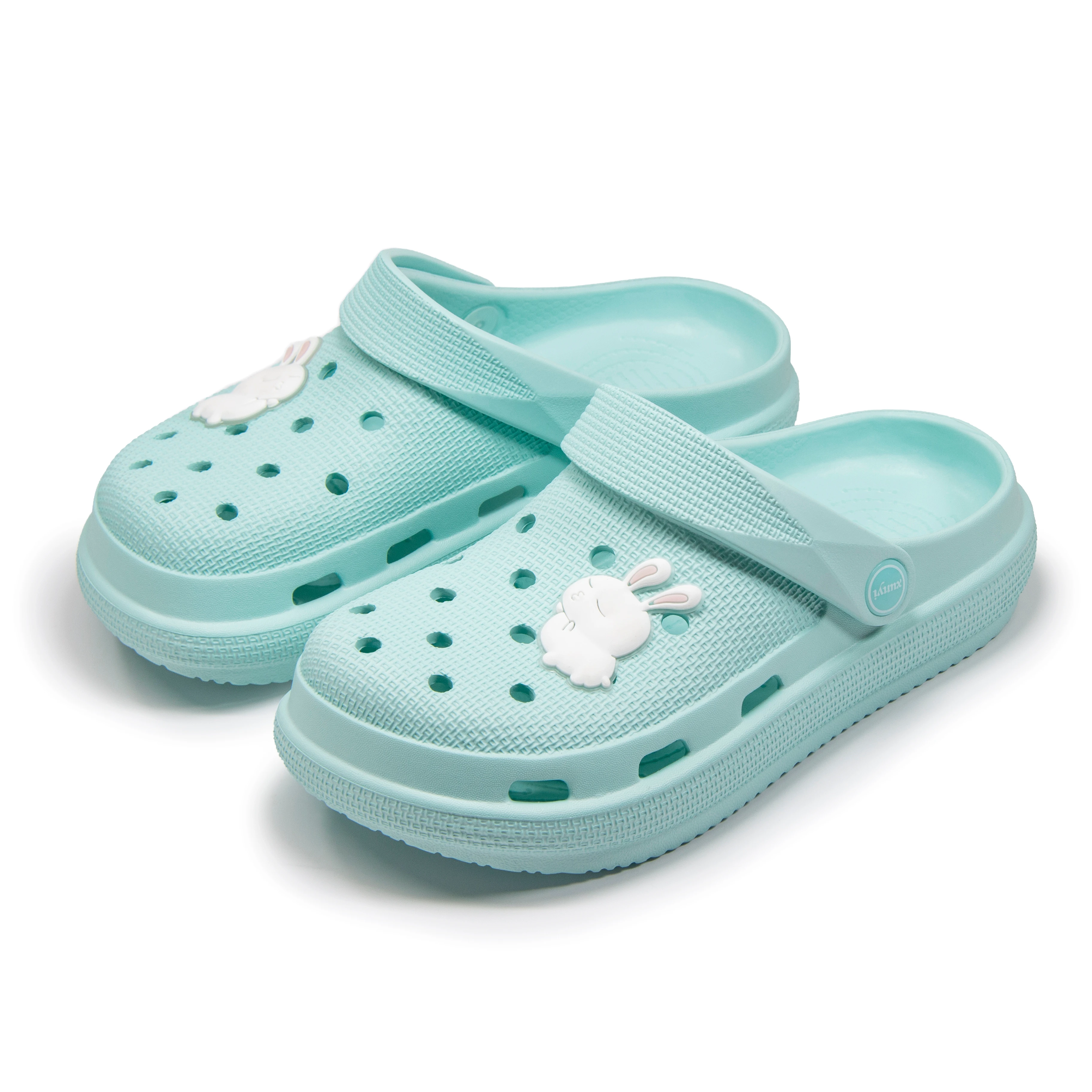 

Cartoon cozy slippers girl Summer 2020 new big power of DIY Custom LOGO garden shoes PVC thick The nurse shoes