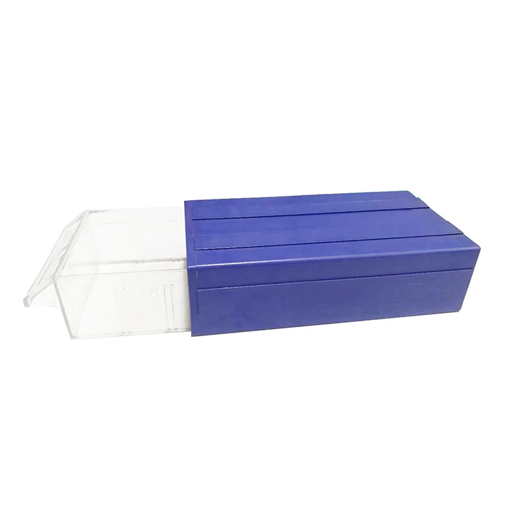 

Wholesale In stock PP stackable custom color plastic storage drawer for parts