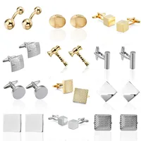 

New fashionable stylish golden cufflink diy cufflink cufflink blank 16mm