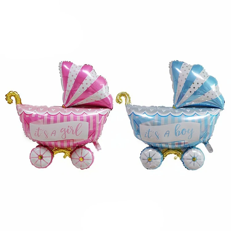

New Style Party Decoration Car Shaped Foil Balloons Boys and Girls Baby Shower Foil Balloons