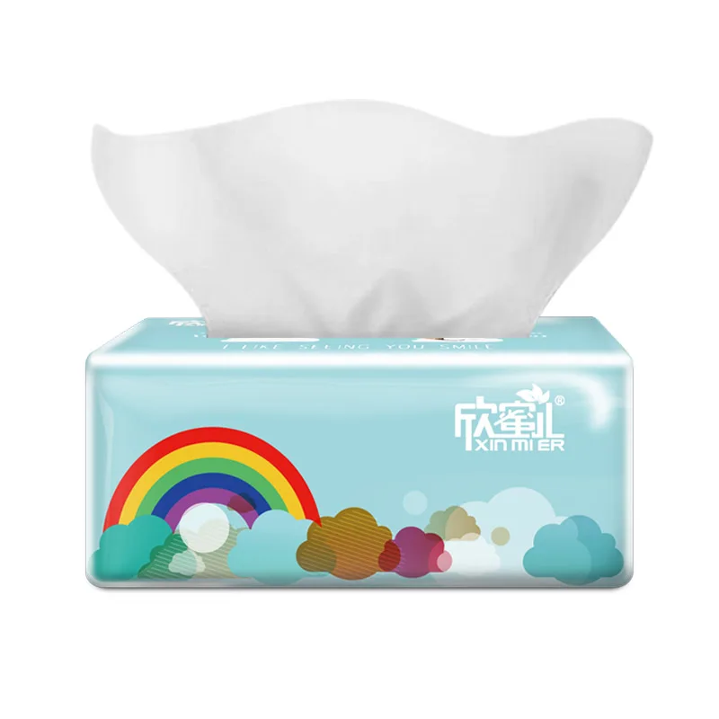

Factori good price stock tissue/face tissu high quality western country facial tissue, White