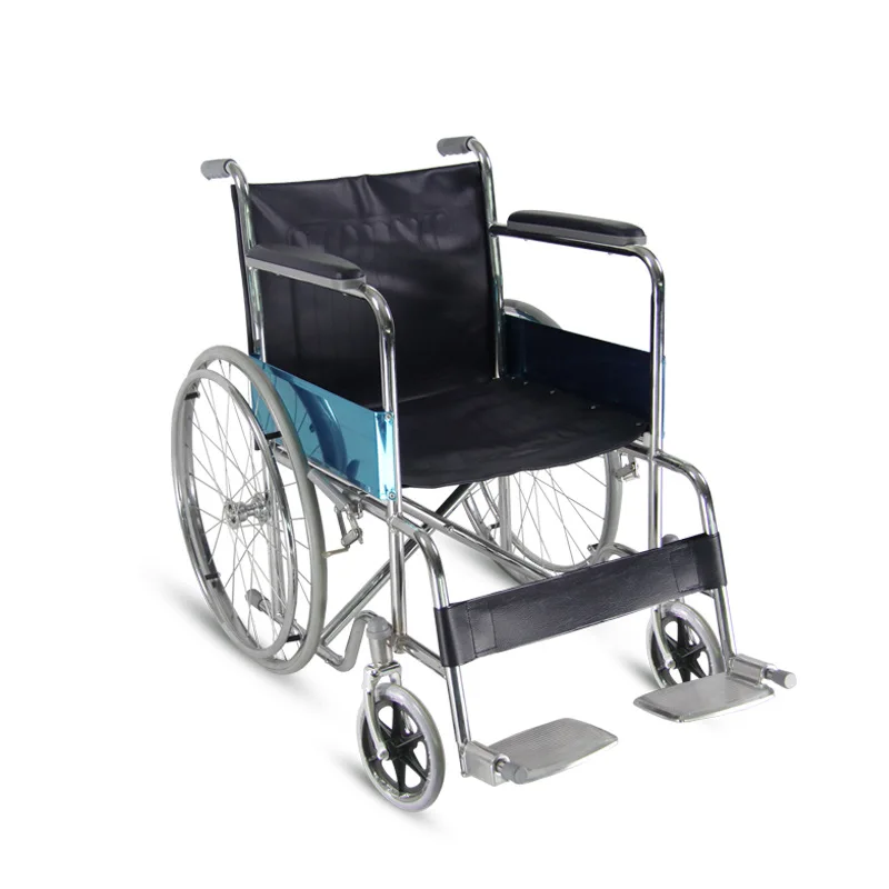 

Wheelchair supplier prices portable foldable steel wheelchair lightweight 809 wheelchair