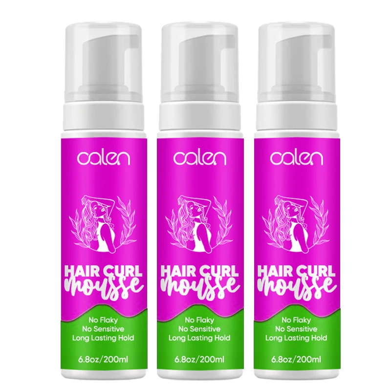 

Private Label Hair Products Rich Foam Styling Strong Hold Hair Foam Mousse for Curly Hair