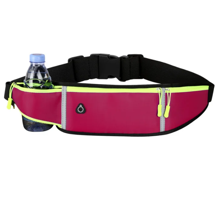 

In stock neoprene woman belt bag waist fanny pack ladies waist bags custom waist bags wholesale, Black/orange/hot pink/light blue/green/purple