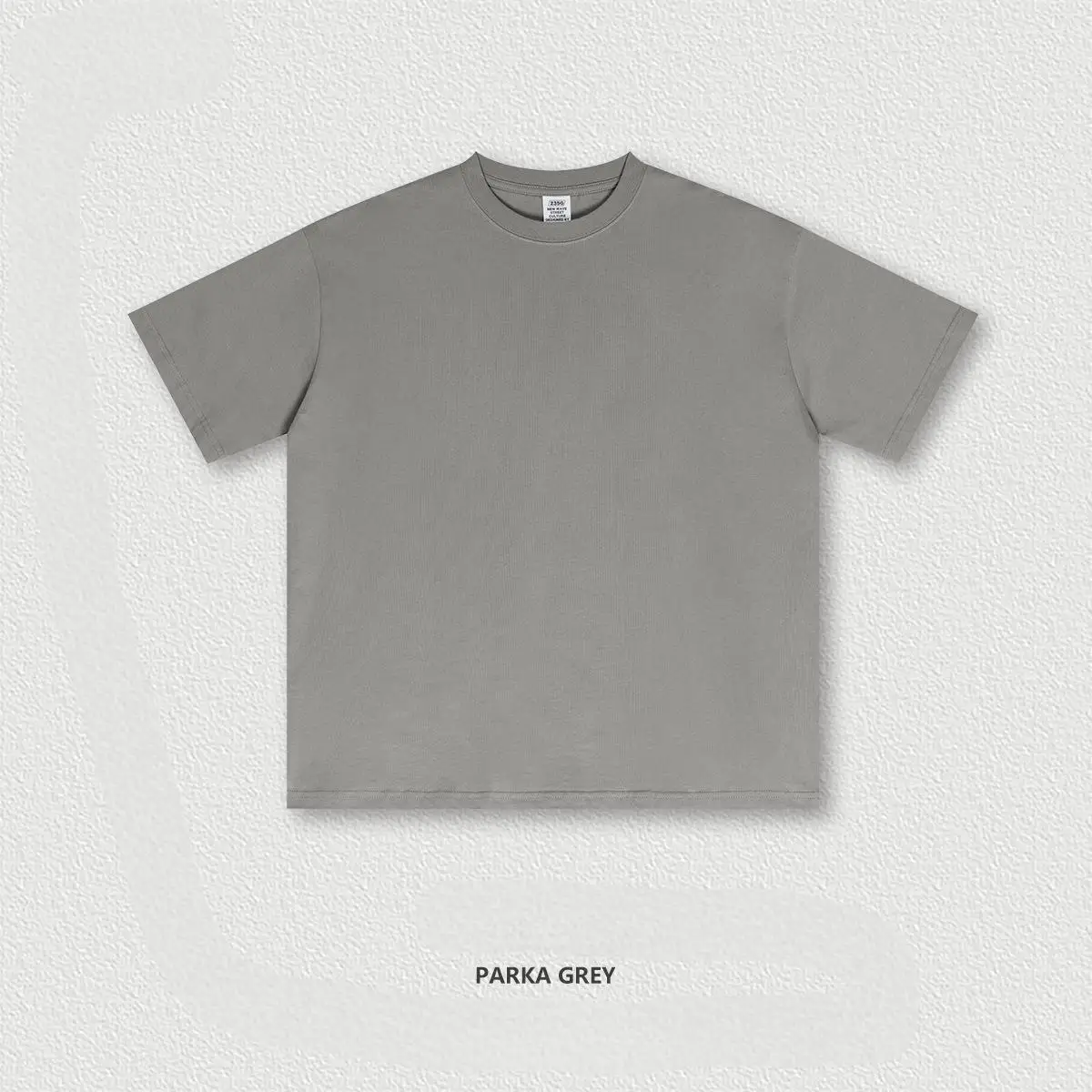 Custom Logo 235 Grams 100% Cotton O-Neck Streetwear Boxy Fast Sample Oversized Custom T-shirt
