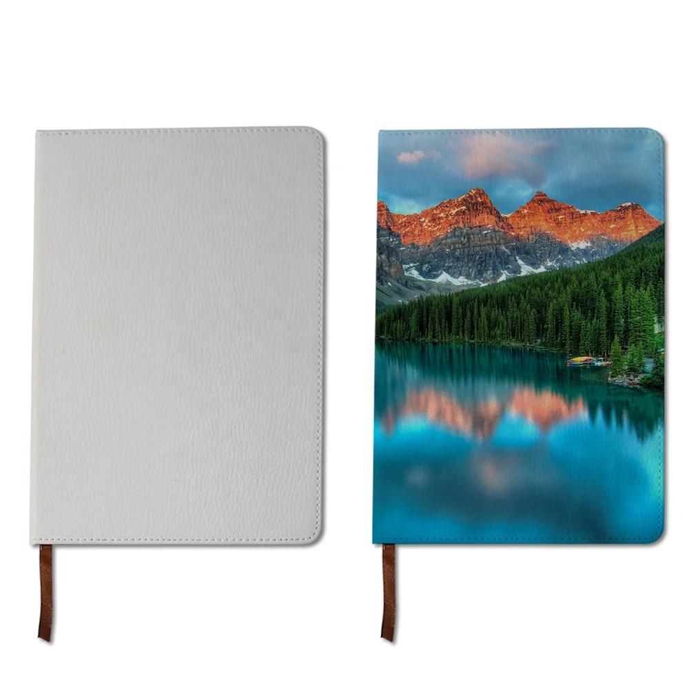 

Prosub Sublimation Journal Blanks Notebook A4 PU White Leather Cover Agendas Notebooks Sublimation Journal