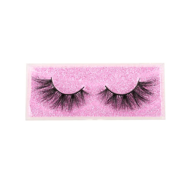 

Double 3D Silk Faux Mink Fake Premium Synthetic False Eyelashes Wholesale Natural Volume Eye Lashes Manufacturer, Pink