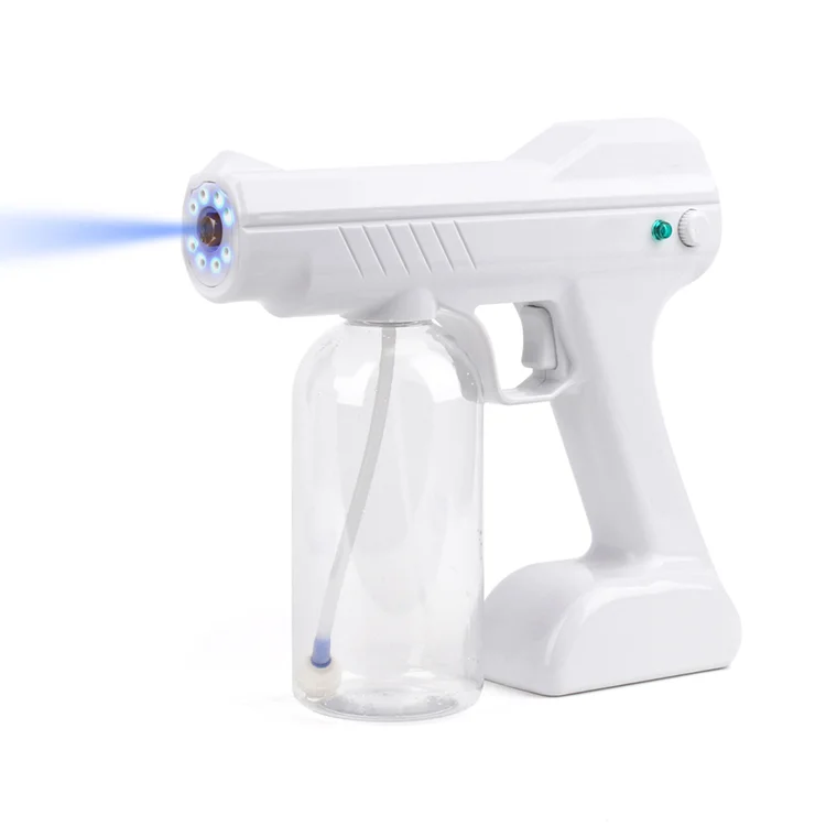 

Wholesale Cordless Portable Sprayer Fog Machine Disinfection Nano Steam Spray Gun For Car And Household, White