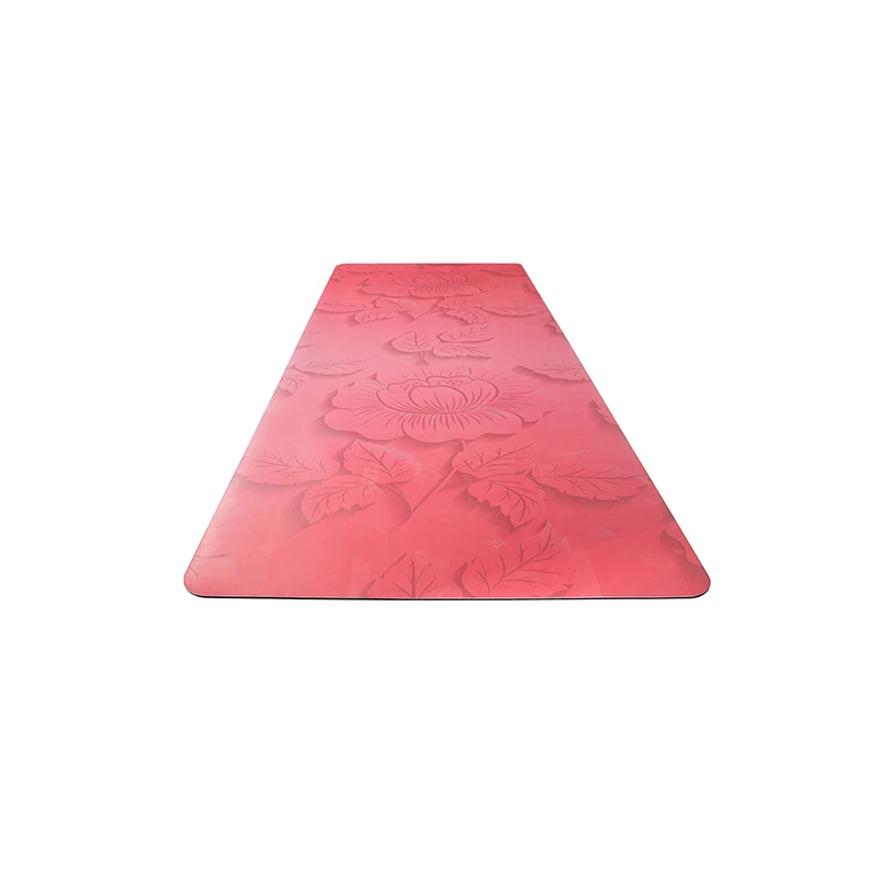 

4Mm Eco Natural Rubber Pu Yoga Mat With Printed Engraving, Customized