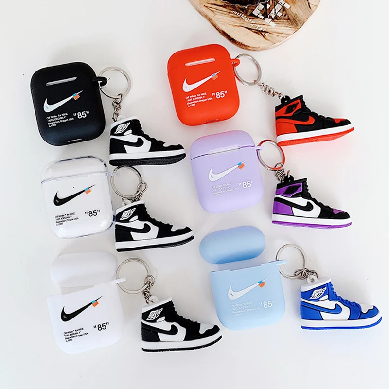 

wholesale 3D designer for nike shoe aj yeezy sneaker box 2021 silicone for jordan airpod case