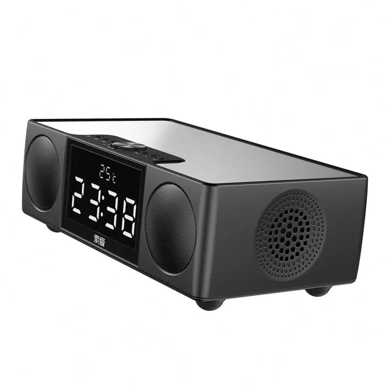 

2021 S99 Outdoor portable speakers wholesale Wireless stereo BT Speaker Outdoor With 4.3 inch LCD Screen, Black & white