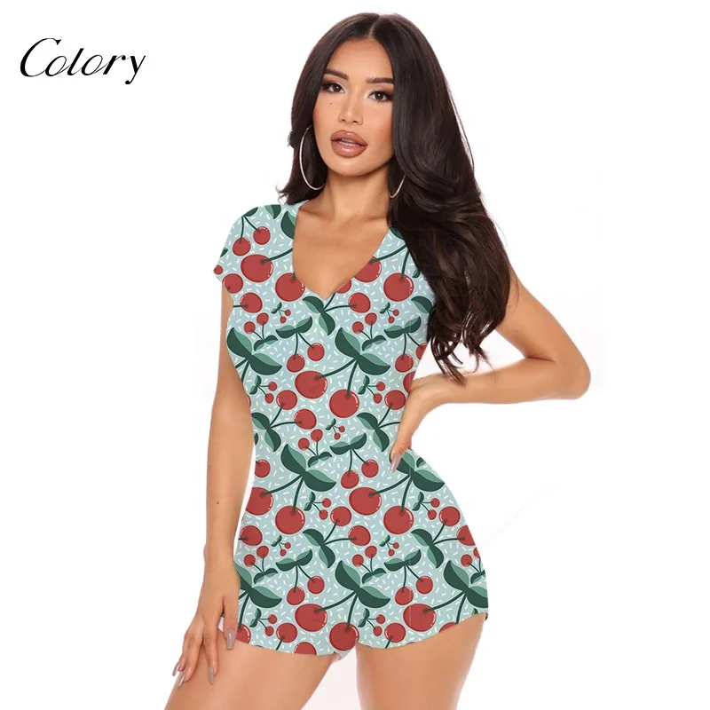 

Colory China Cheap Wholesale Clothing Printed Romper Adult Onesie, Customized color