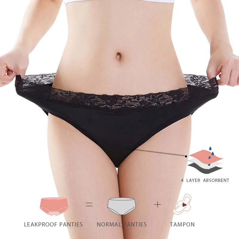

2019 Lynmiss High quality Women Safety period panties menstrual Female Physiological Underwear Comfortable Menstrual Panties