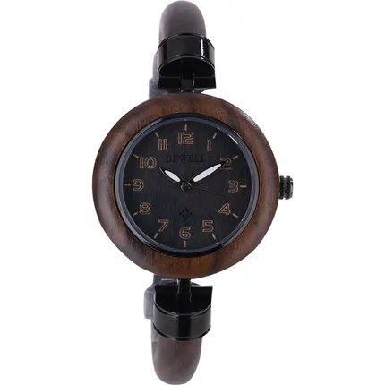 

BEWELL fashion Red women wooden watches Ladies with quartz movement hardlex wood girls fashion wood watches wristwatches 151A