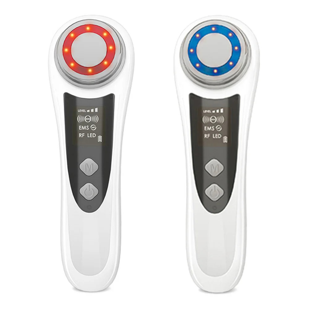 

rf ems led light therapy wand facial skin care beauty device