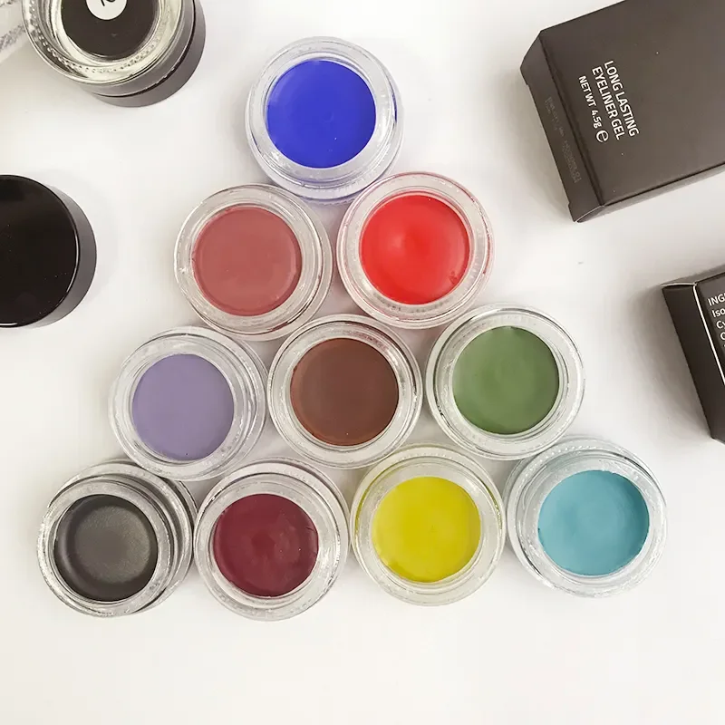 

Custom Logo Black Long Wear Waterproof Eyeliner Gel Vegan Matte Eyeliner Cream