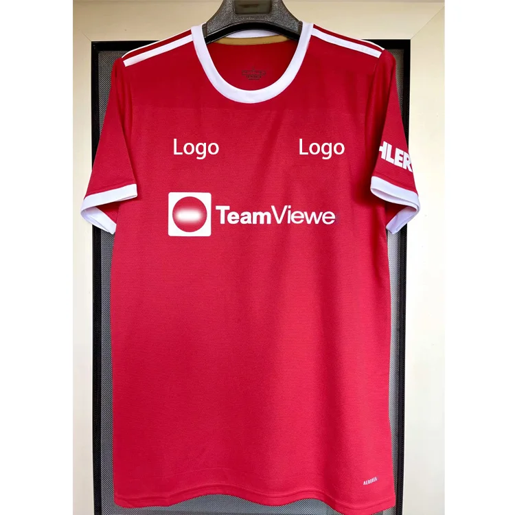 

21/22 Top thai quality manchester soccer jersey football club fans 2021 to 2022 new soccer t shirt, As picture