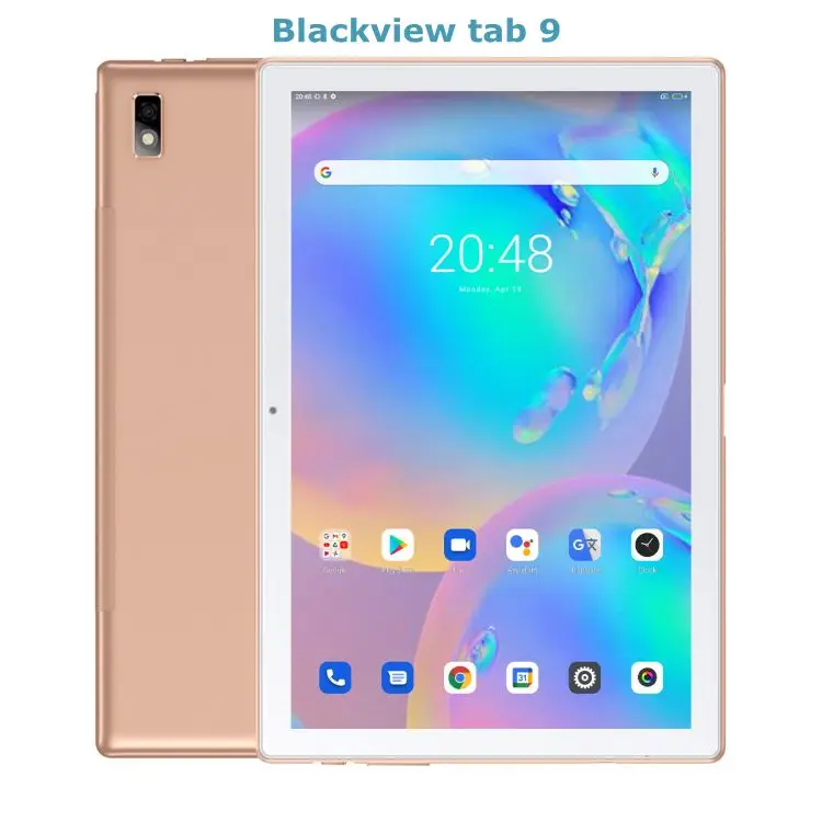 

2021 Wholesale Factory Price Blackview Tab 9 4GB 64GB GPS Android 10 Octa Core tableta WiFi 10.1 inch 4G Phone Call tablet