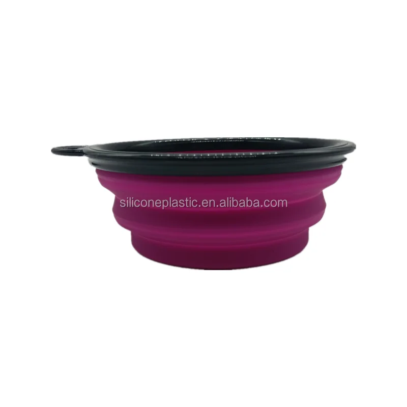 

China Custom design manufacturer silicone pet water bowl, Customized color