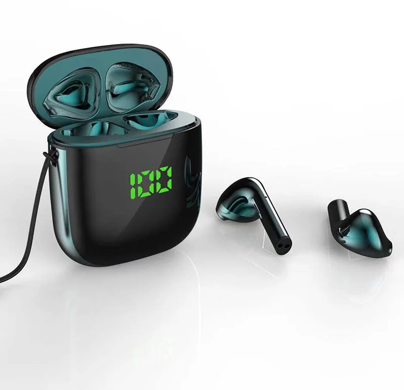 Top quality tws WK60 Digital display true wireless bluetooth earphone earbuds