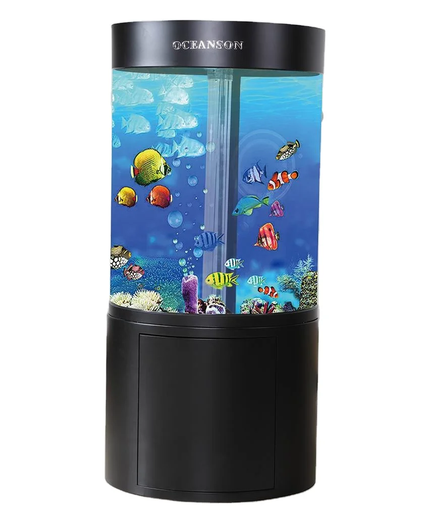 

Oceanson Cylinder bending glass round fish tank aquarium