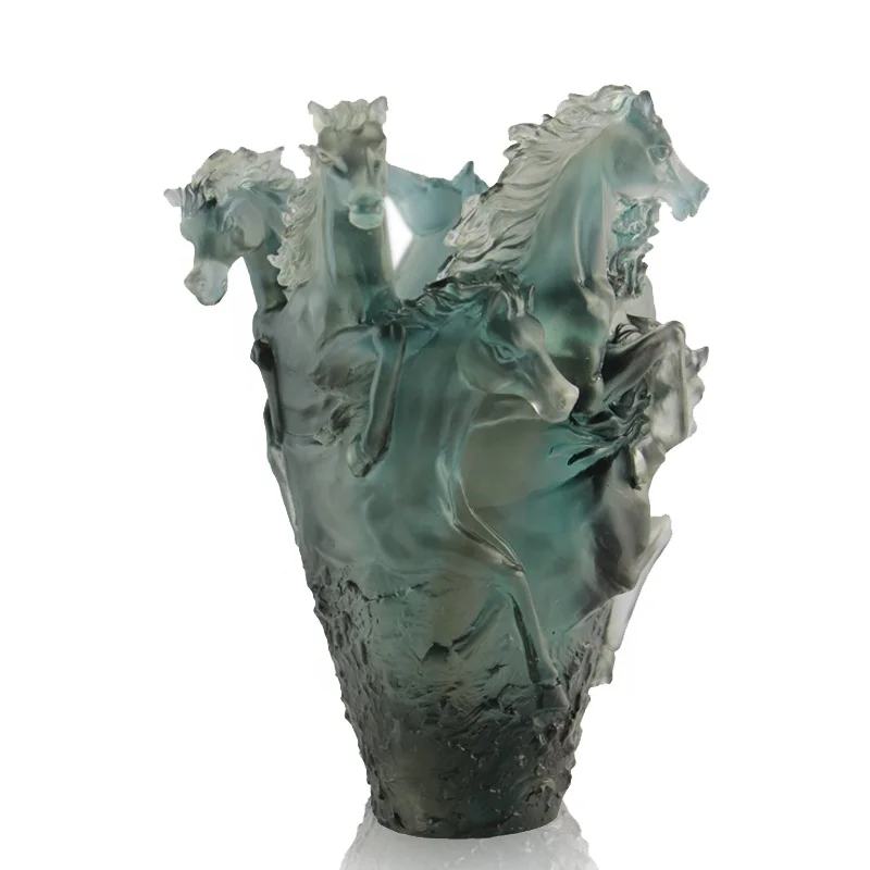 

Home decorative vase glass wholesale haute couture unique style