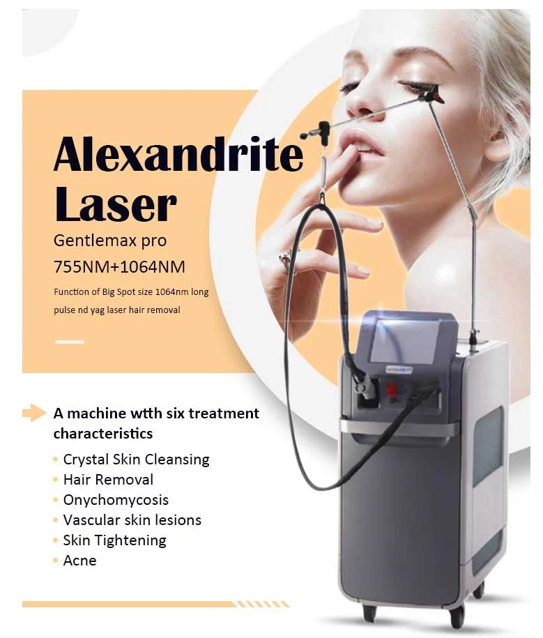 

Sincoheren gentle max pro Alexandrite laser hair removal 755 1064nm long pulse laser hair removal vascular removal