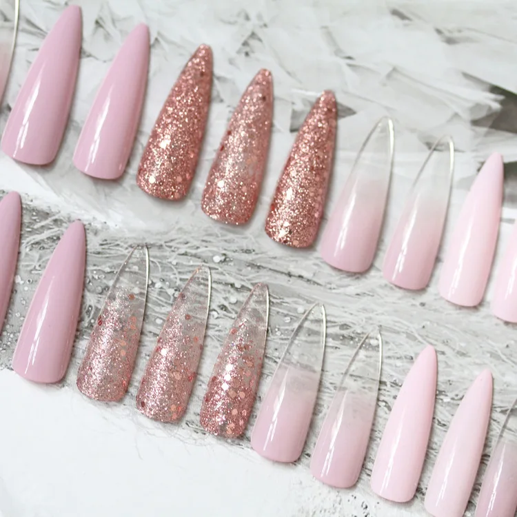

wholesale Acrylic press on nails False nail designer press on boxes faux ongles artificial nails artificial fingernails